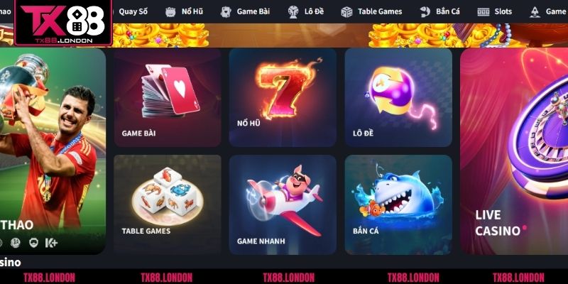 Giới thiệu TX88 với 3 siêu phẩm cá cược không thể bỏ lỡ
